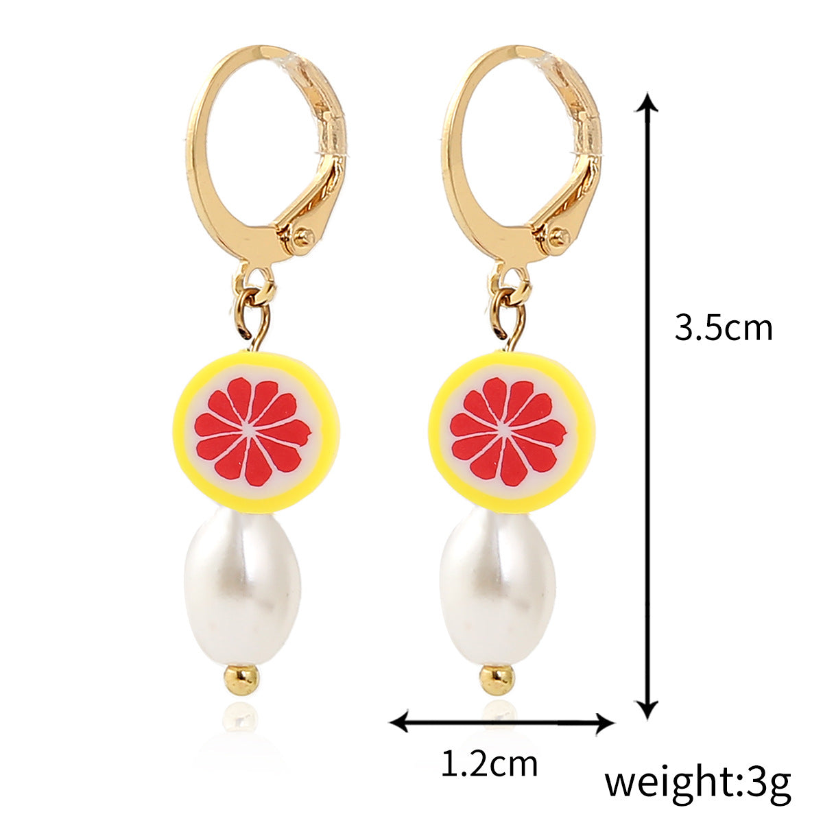Wholesale Simple Pearl Smiley Bee Butterfly Set Mushroom Earrings